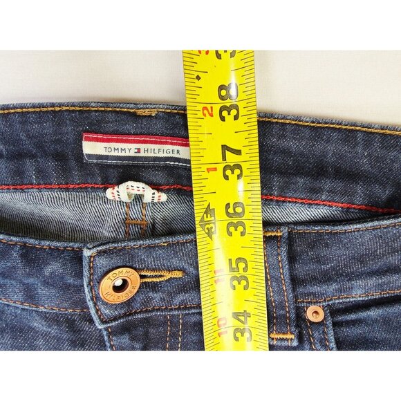 Tommy Hilfiger Size 6S Womens 29 Inch Inseam Bootcut Blue Denim 5 Pocket Jeans - Picture 7 of 12